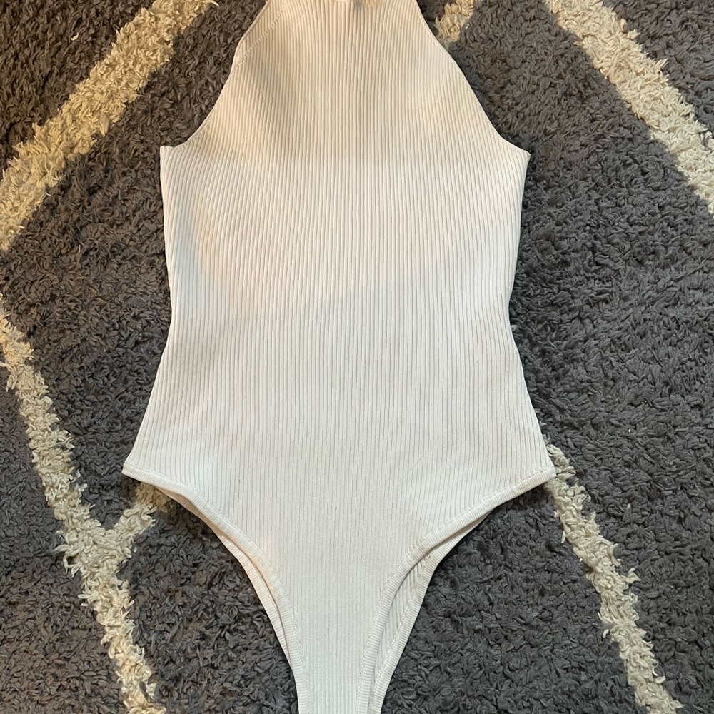 Cream One Piece bodysuit